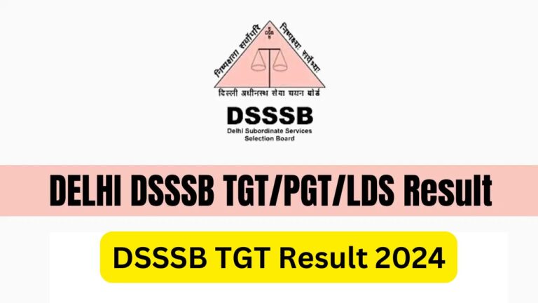 DSSSB TGT 2024